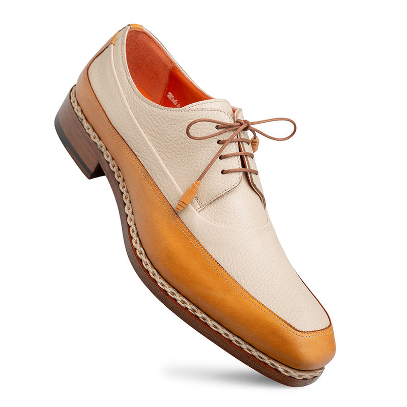 Muro Two Tone Derby-Camel/Bone | Mezlan