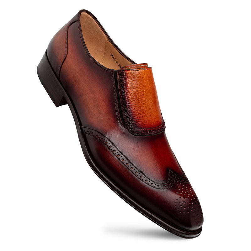 Liberty Wing Tip Medallion Slip | Mezlan