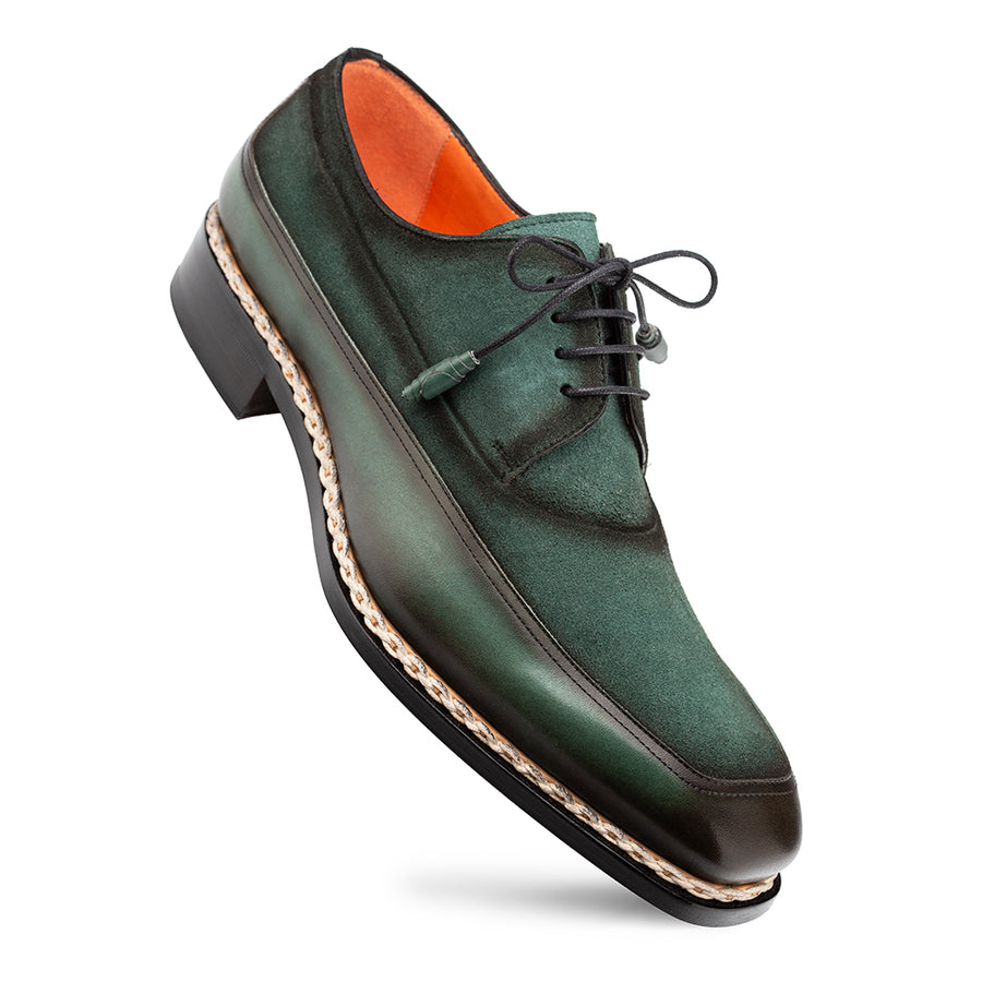 Summit Calf/Suede Lace Up-Forest/Green | Mezlan