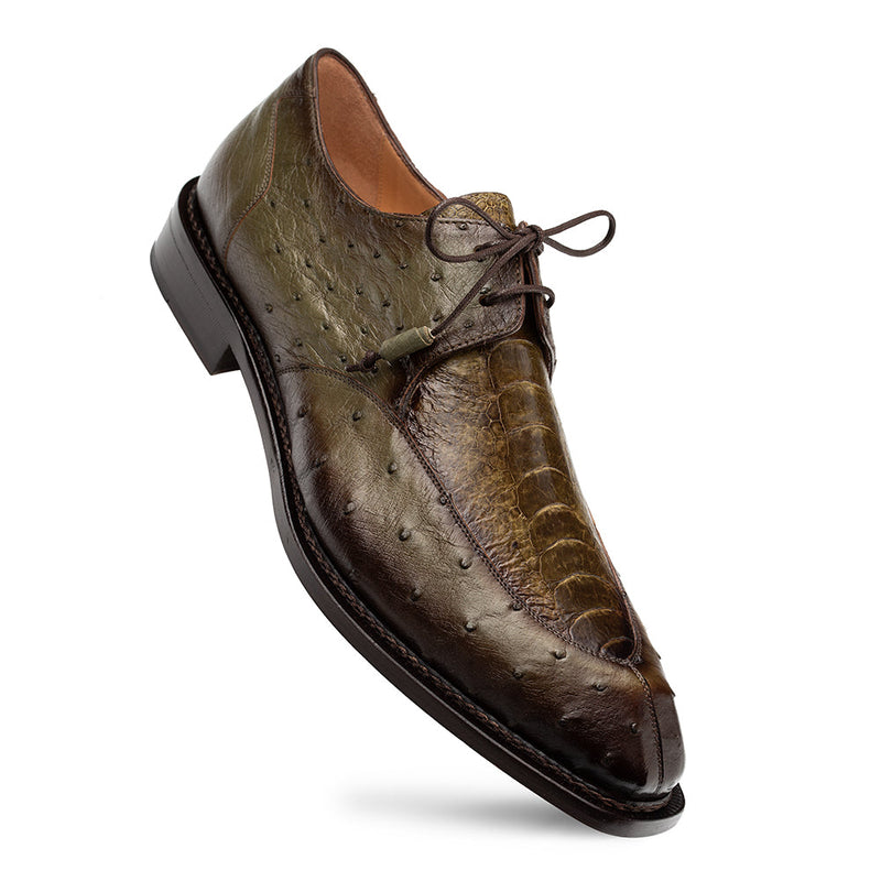 Cerler Ostrich Split Toe Derby | Mezlan