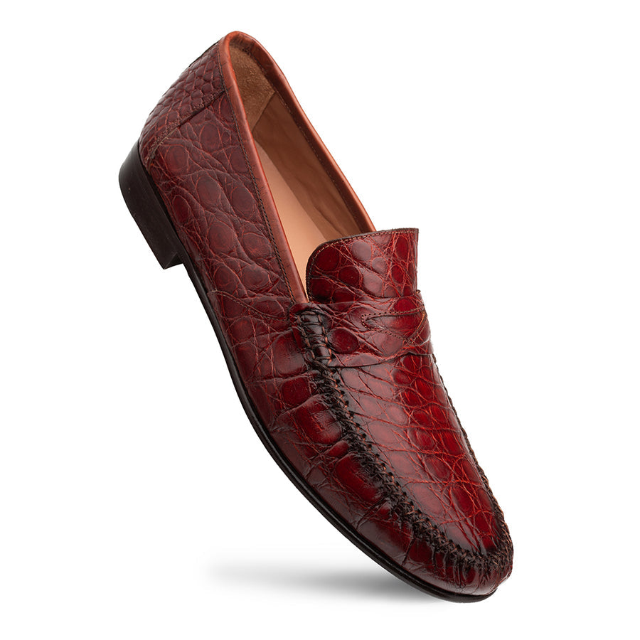 Armano Crocodile Moccasin | Mezlan