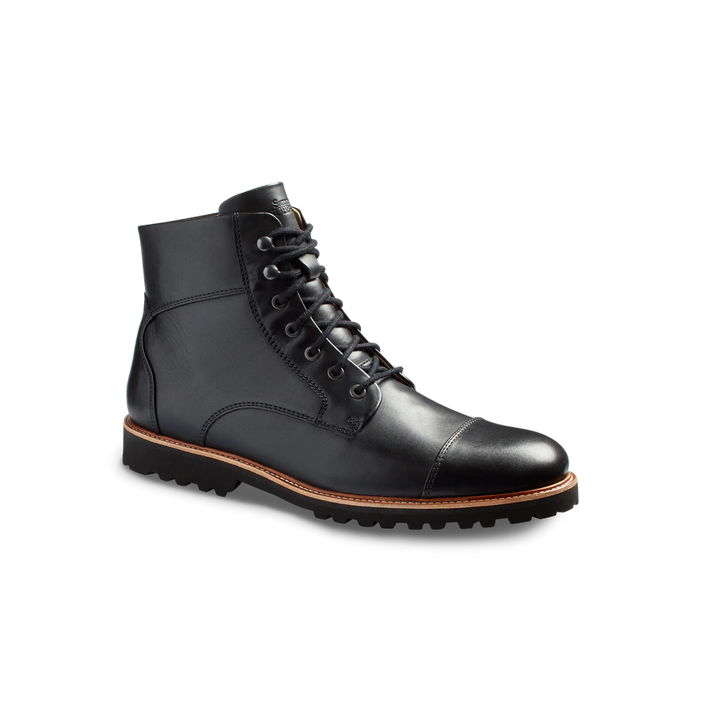 Men's Uptown Maverick Boot- Black Leather | Samuel Hubbard
