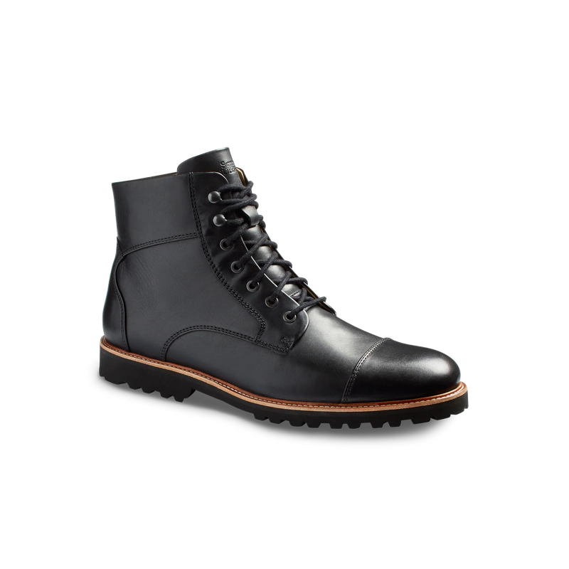 Men's Uptown Maverick Boot- Black Leather | Samuel Hubbard