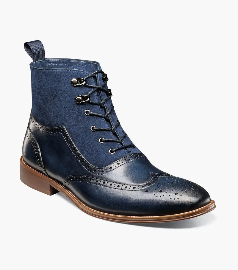 MALONE  Wingtip Lace Up Boot  I Stacy Adams