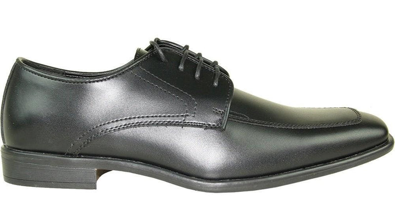Bravo Allure AL01 Men's Black Dress Oxford Shoe side view