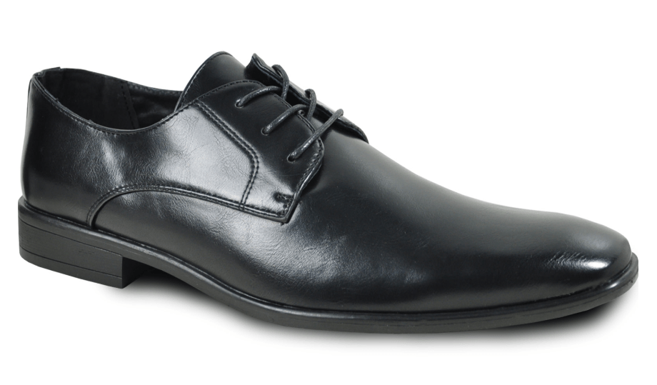 Bravo King-1 Men's Leather Dress Oxford in Black