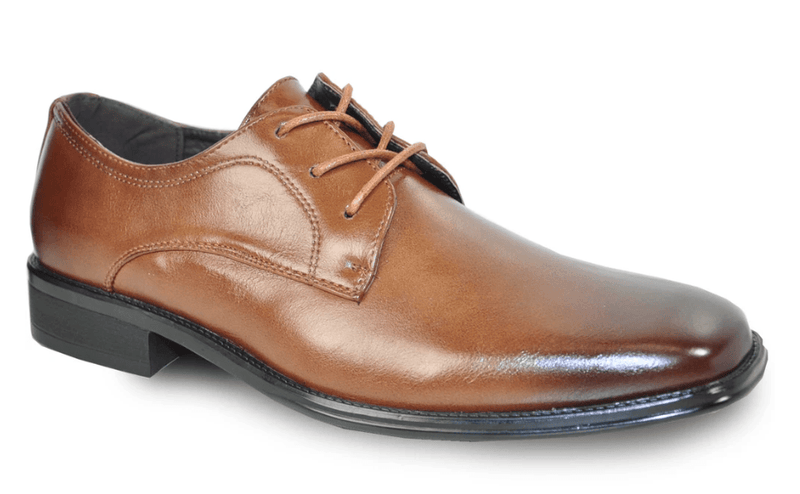 Bravo Milano-4 Men's Dress Oxford in Brown