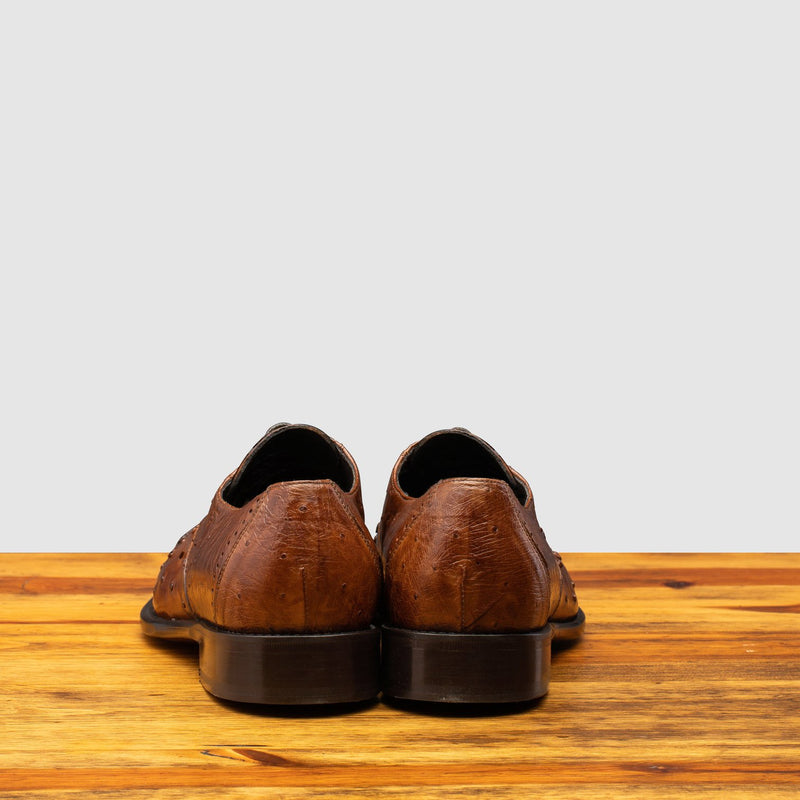 Calzoleria Toscana Ostrich Cap-Toe # H777