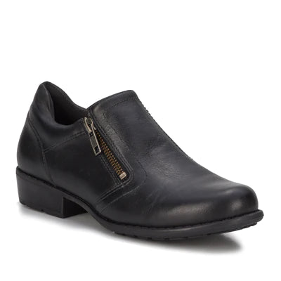 Layton Shootie: Black Leather I Walking Cradle