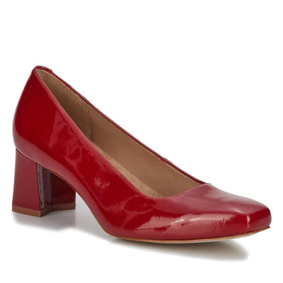 Meredith Pump: Red Patent Leather I Walking Cradle