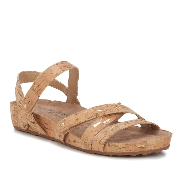 Pool Sandal: Gold Cork I Walking Cradle
