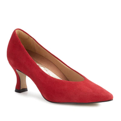 Sasha Pump: Red Suede I Walking Cradle