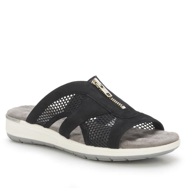 Spiro Sandal Black Nubuck/Mesh I Walking Cradles