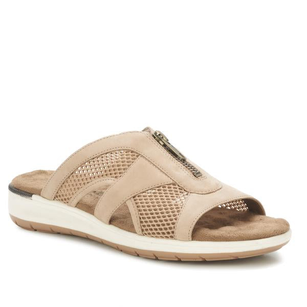 Spiro Sandal Taupe Nubuck I Walking Cradles