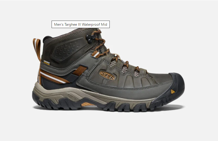Men's Targhee III Waterproof Mid  BO/ BCB I Keen