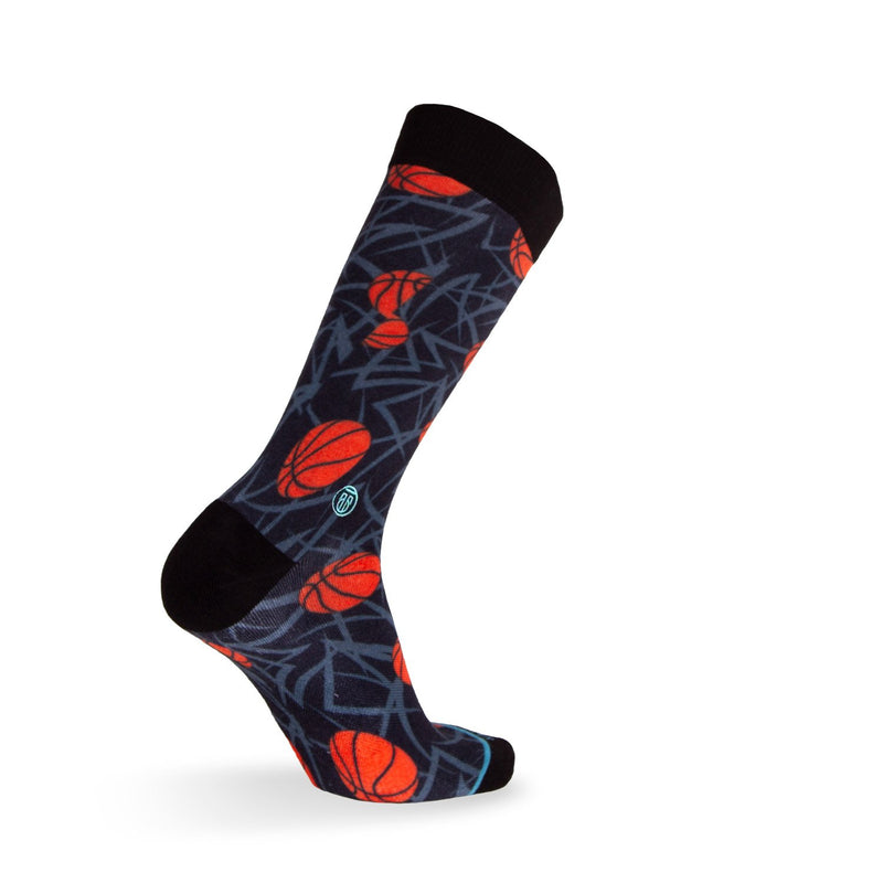 THE MARK - EXTRA CUSHIONED - BASKETBALL THEMED DRESS SOCKS