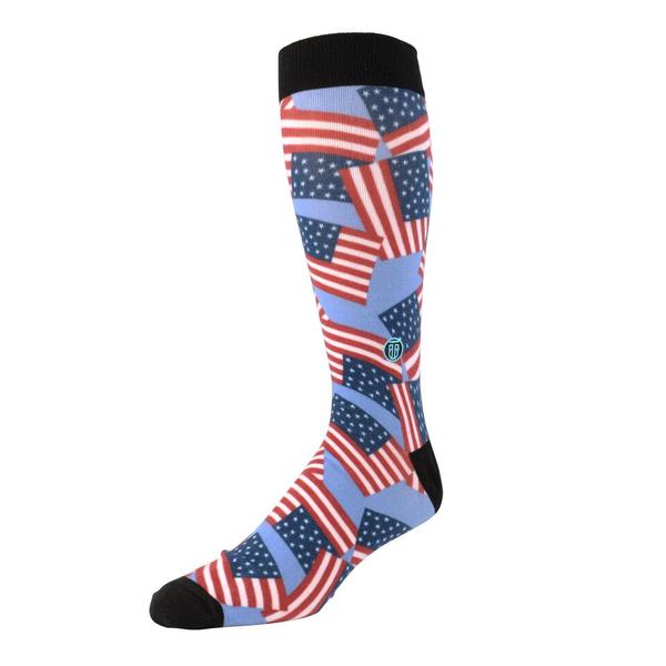 THE SCOTT - CLASSIC FIT - AMERICAN FLAG DRESS SOCKS I Tallorder