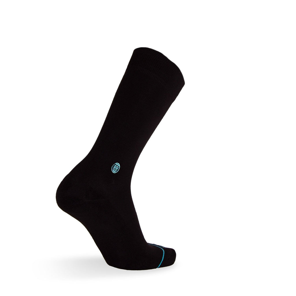 SOLID BLACK - EXTRA CUSHIONED - DRESS SOCKS I Tallorder