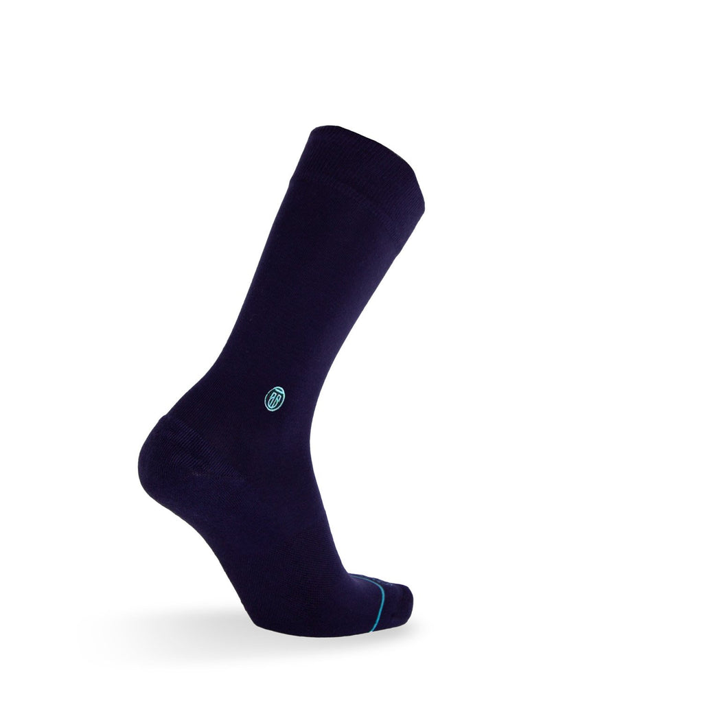 SOLID NAVY - EXTRA CUSHIONED - DRESS SOCKS I Tallorder