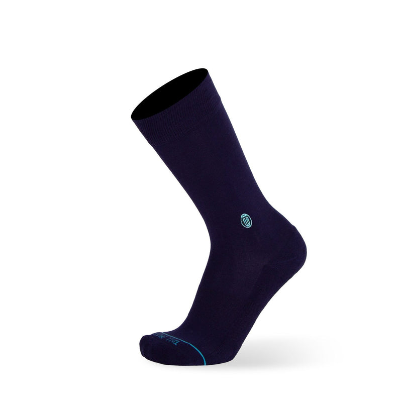 SOLID NAVY - EXTRA CUSHIONED - DRESS SOCKS I Tallorder