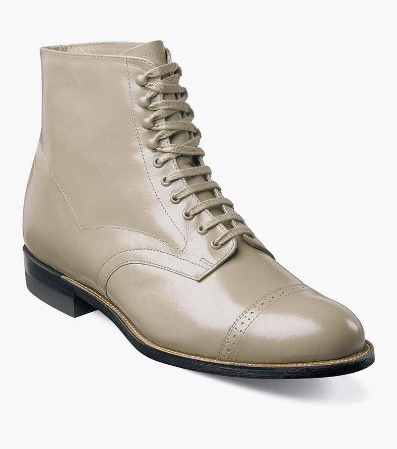 Madison Cap Toe Boot-Taupe | STACY ADAMS
