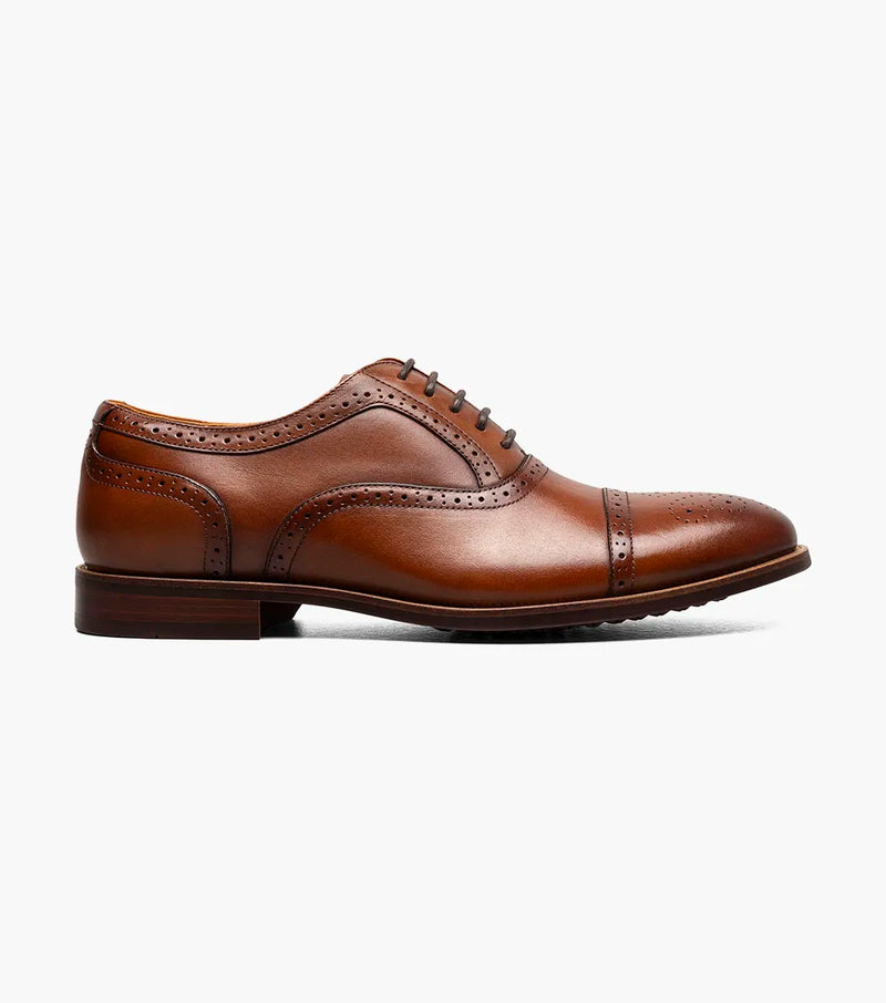 Rucci  Cap Toe Balmoral Oxford-Cognac | Florsheim