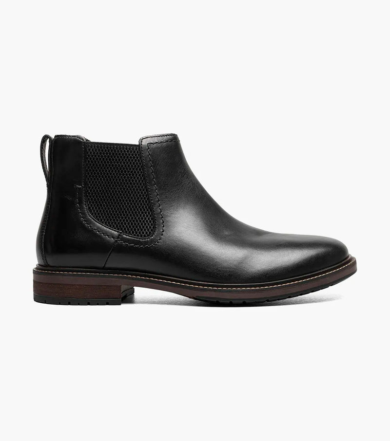 Forge Plain Toe Gore Boot-Black | Florsheim