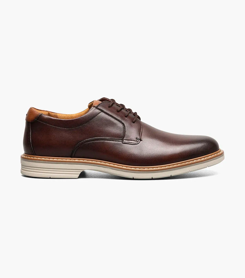 Norwalk  Plain Toe Oxford-Brown | Florsheim