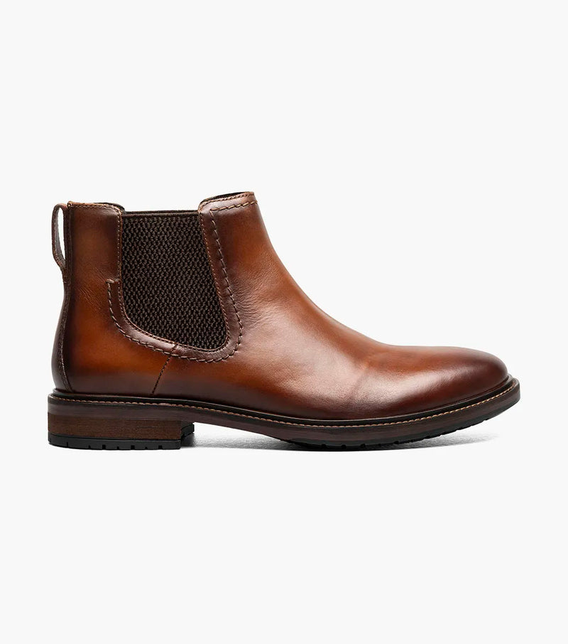 Forge Plain Toe Gore Boot-Cognac | Florsheim