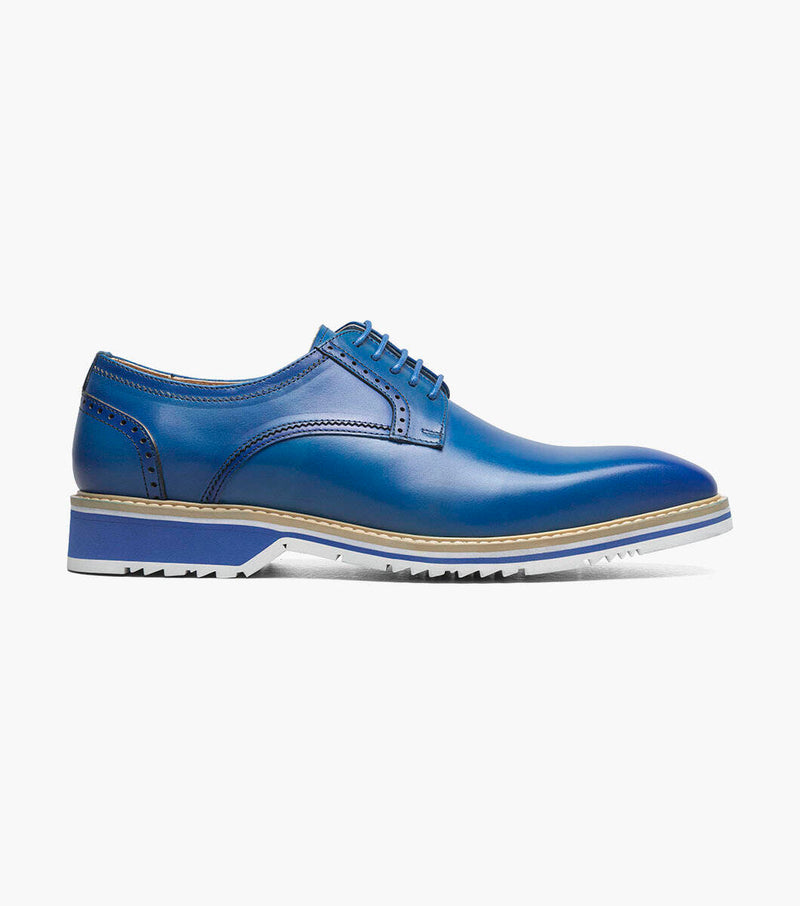 Barringer Plain Toe Oxford-Blue | Stacy Adams