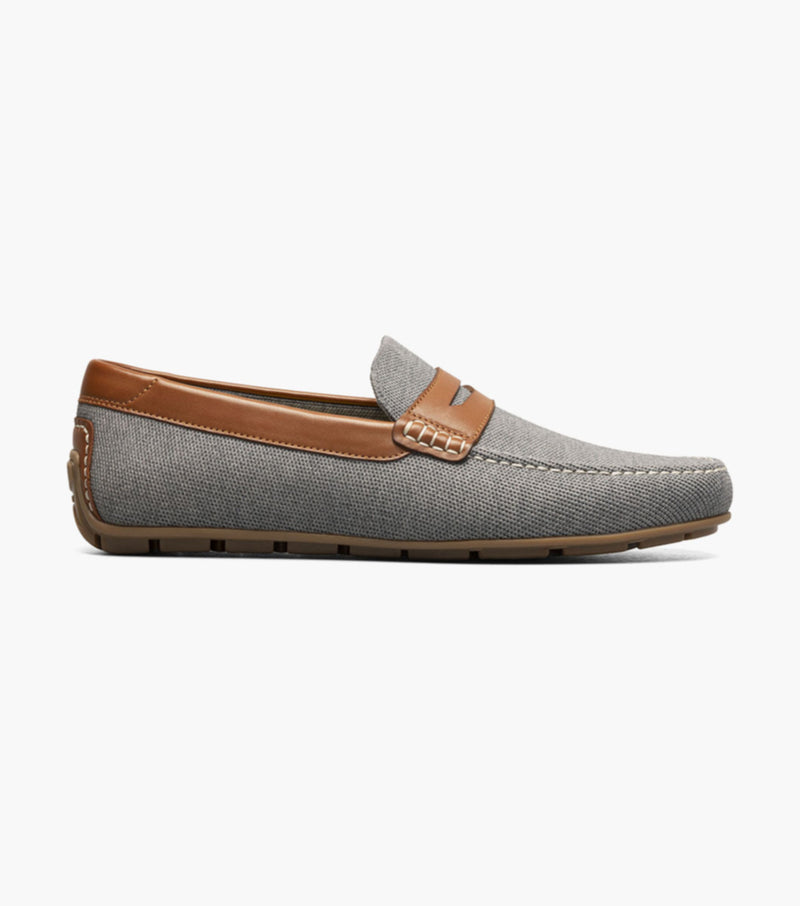 Motor Knit Moc Toe Penny Driver-Gray Multi | Florsheim