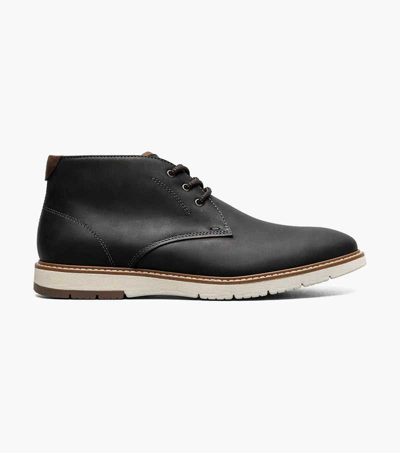 Vibe Plain Toe Chukka Boot-Black CH | Florsheim