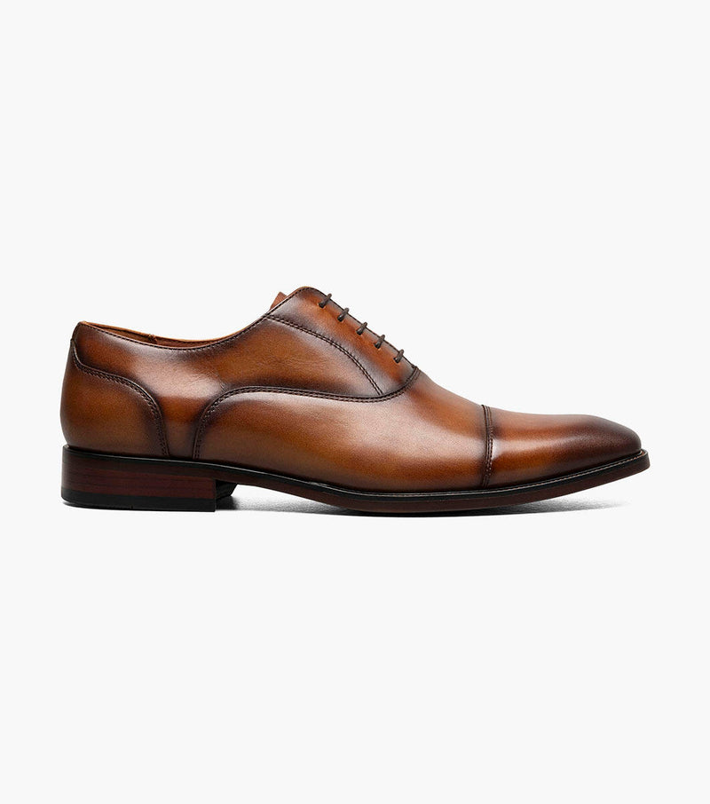 Sorrento Lux Cap Toe Bal Oxford-Cognac | Florsheim