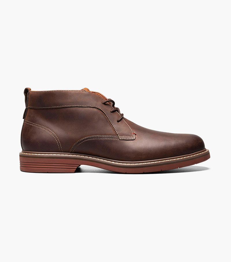 Norwalk Plain Toe Chukka Boot-Brown CH Florsheim