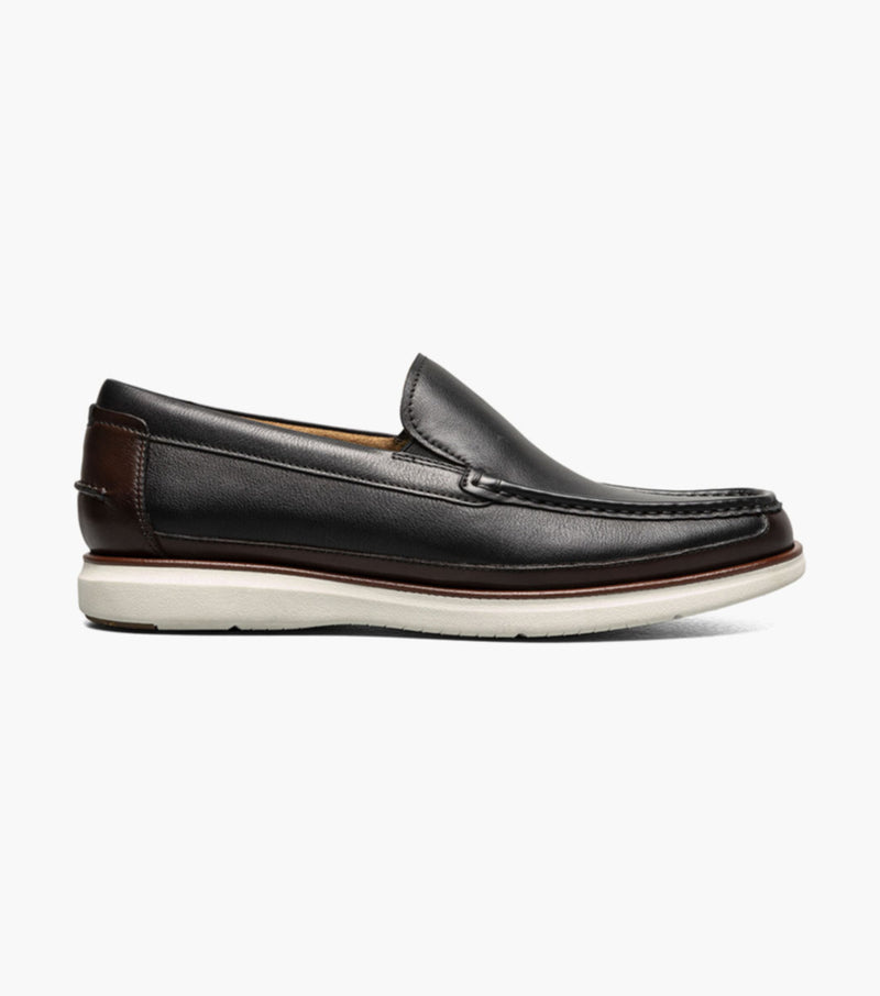 Tropics Moc Toe Venetian Slip On-Black Multi | Florsheim