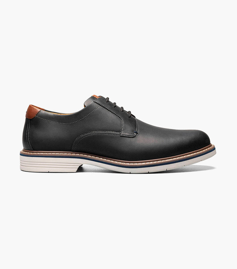 Norwalk Plain Toe Oxford-Black CH| Florsheim