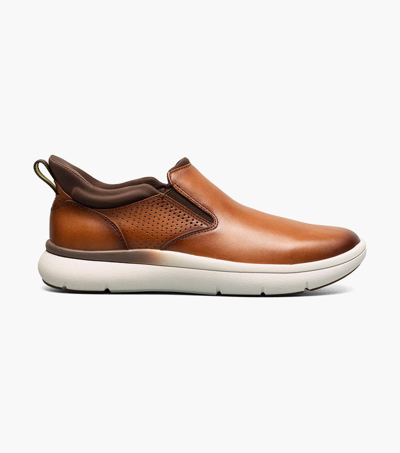 Fleet Plain Toe Slip On Sneaker-Cognac | Florsheim