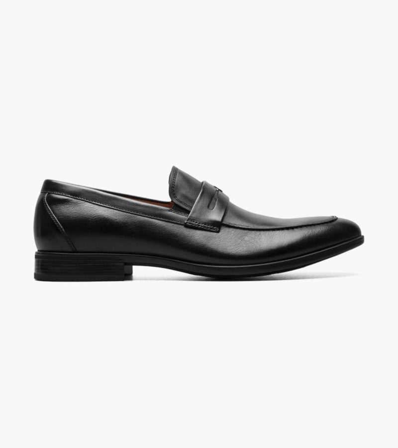 Zaffiro Moc Toe Penny Loafer-Black | Florsheim