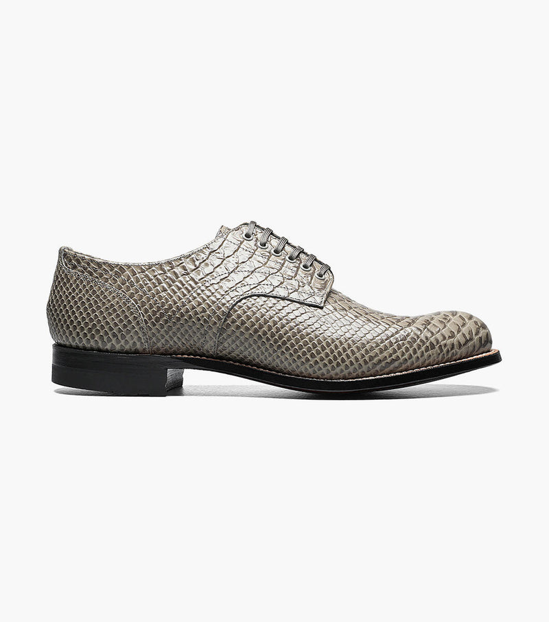 MADISON ANACONDA PLAIN TOE OXFORD-Gray | STACY ADAMS