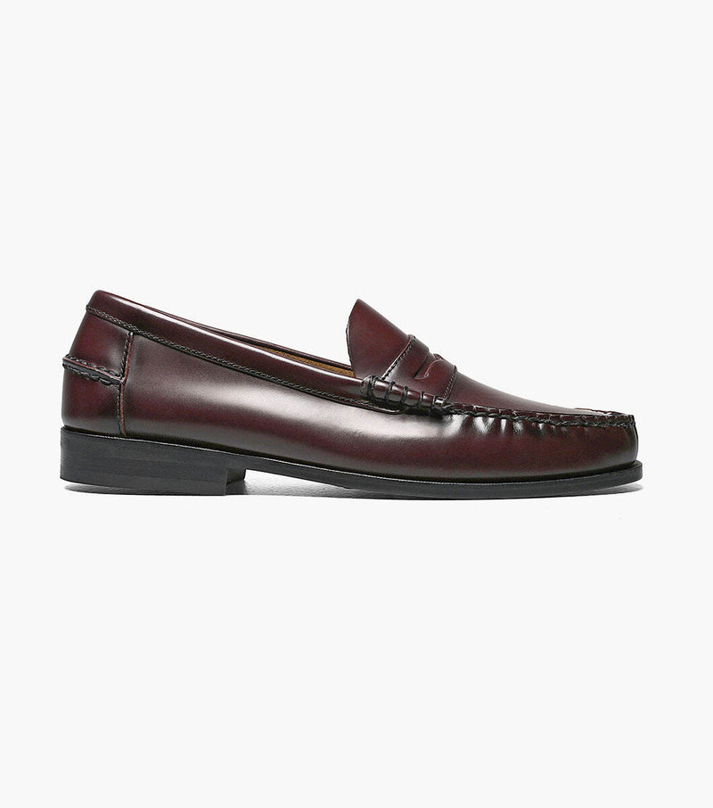 Berkley Moc Toe Penny Loafer-Burgundy| Florsheim