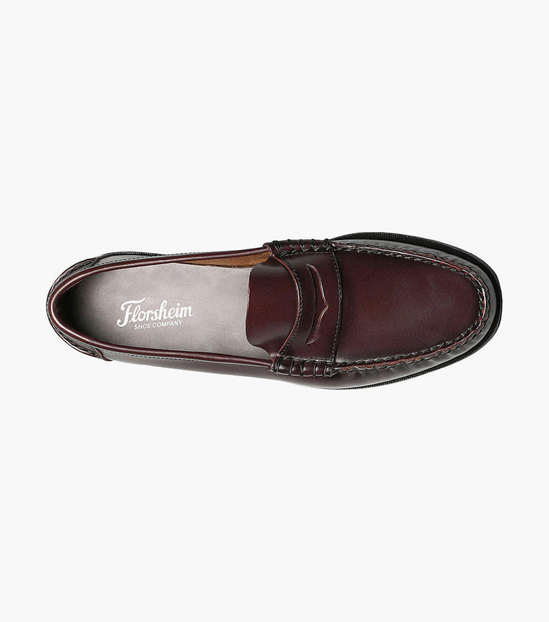 Berkley Moc Toe Penny Loafer-Burgundy| Florsheim