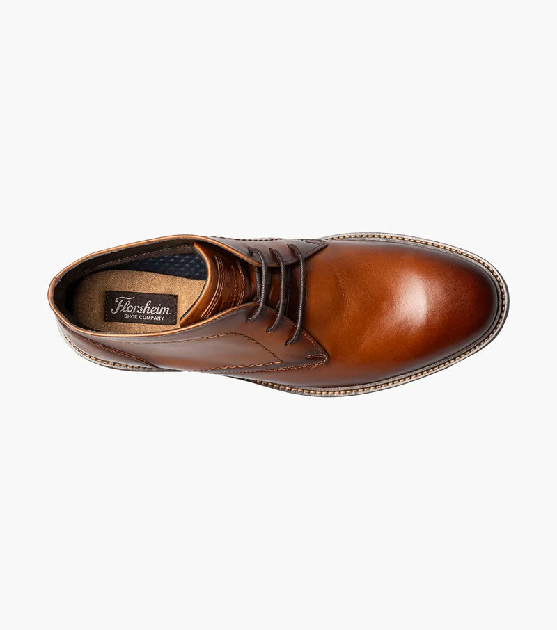 Forge Plain Toe Chukka Boot-Cognac| Florsheim