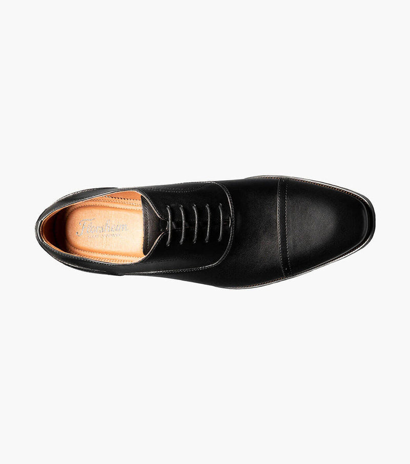 Sorrento Cap Toe Oxford-Black | Florsheim