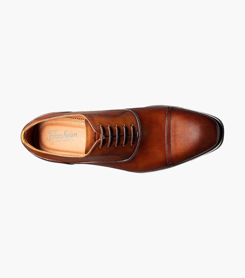 Sorrento Cap Toe Oxford-Cognac | Florsheim