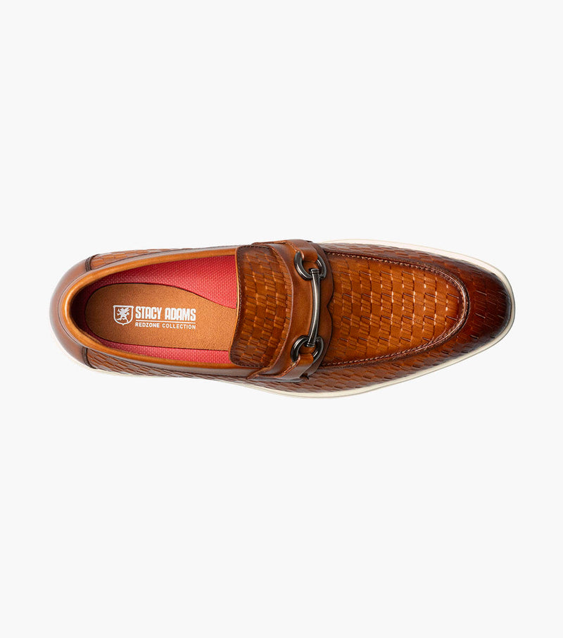Salyer  Moc Toe Bit Slip On-Tan | Stacy Adams