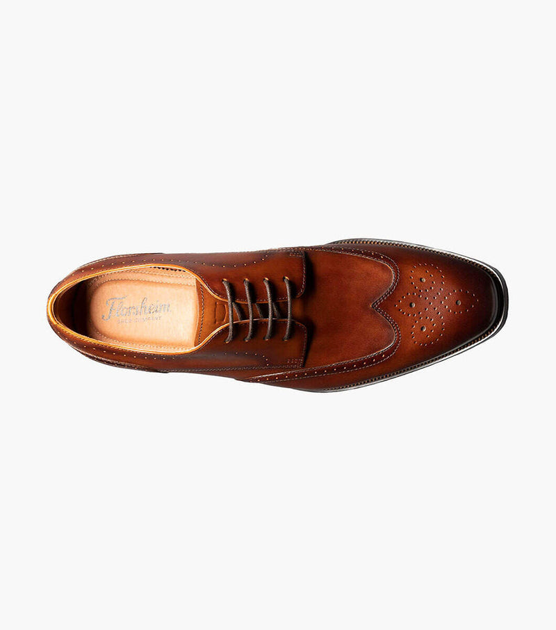 Sorrento Wingtip Oxford-Cognac | Florsheim