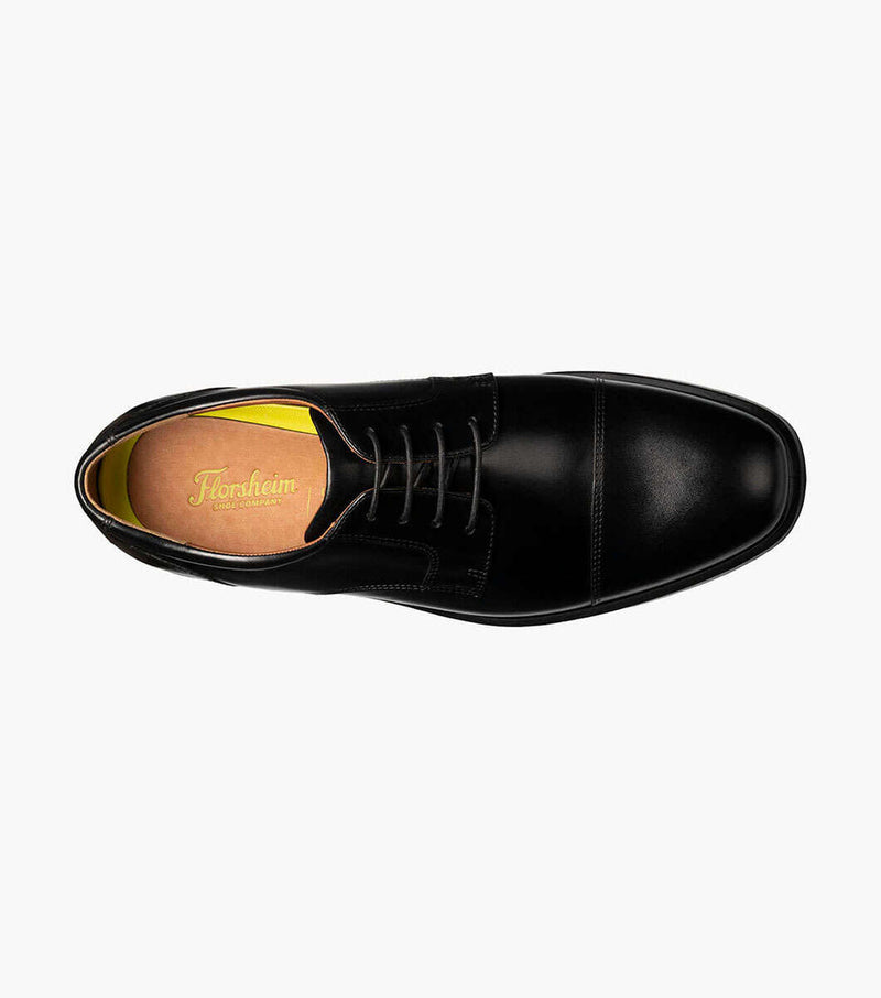 Forecast Cap Toe Oxford-Black | Florsheim