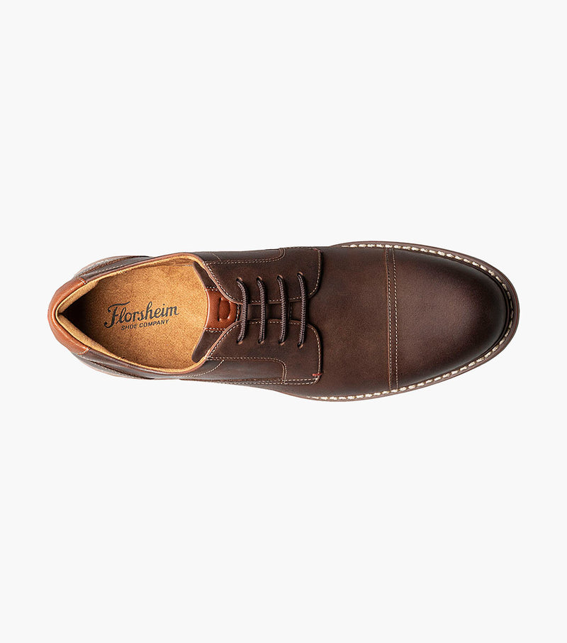 Norwalk Cap Toe Oxford-Brown CH| Florsheim