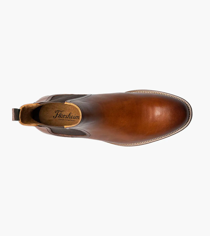 Rucci  Plain Toe Gore Boot-Cognac | Florsheim