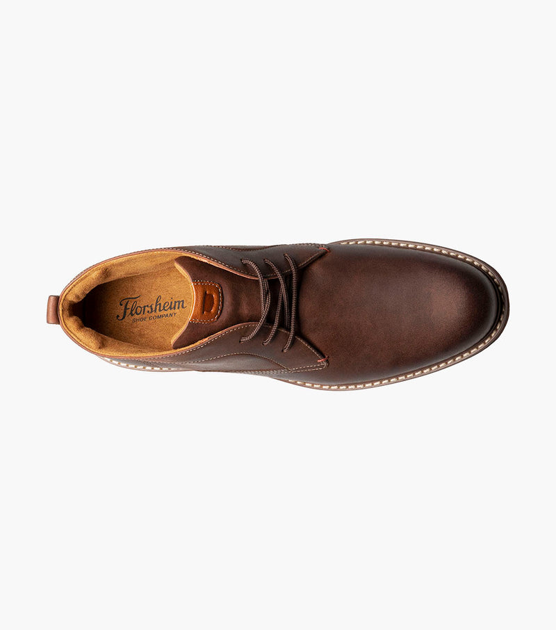 Norwalk Plain Toe Chukka Boot-Brown CH Florsheim